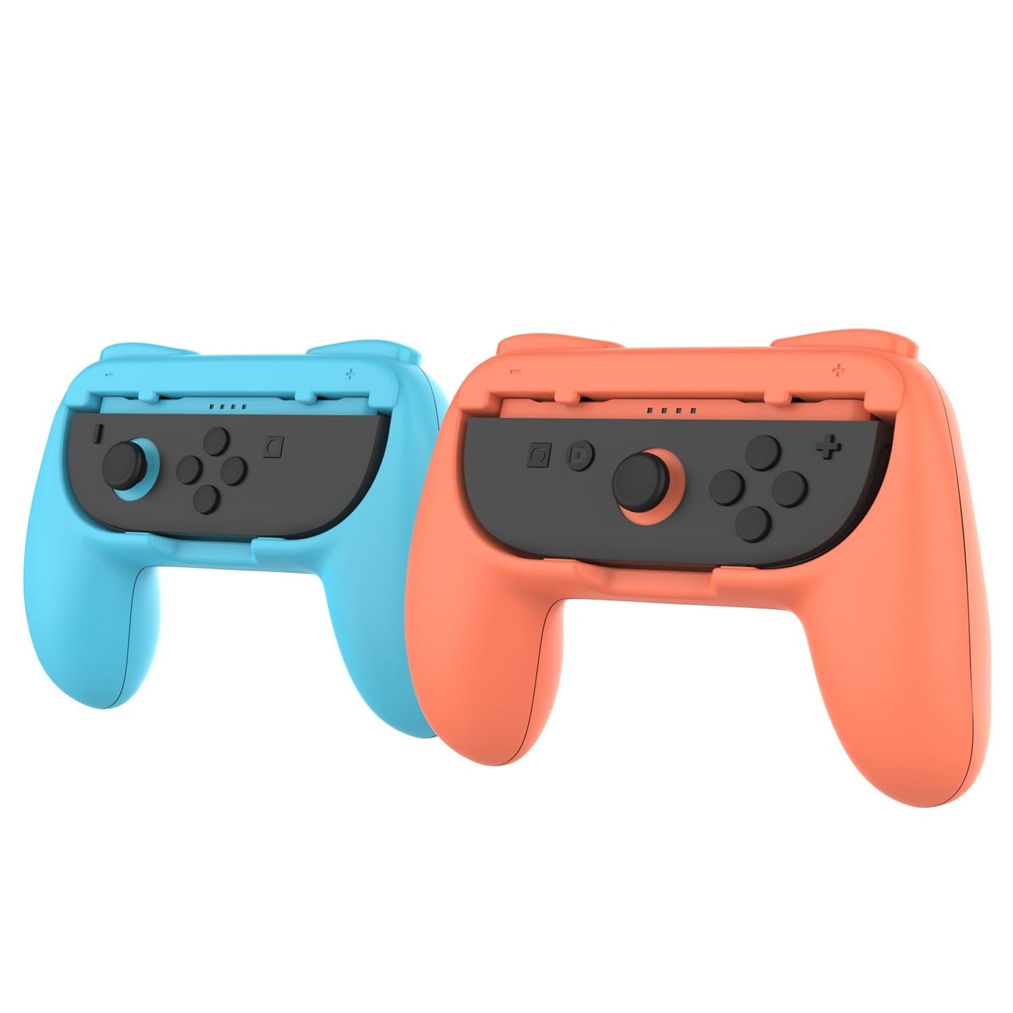 WUXIDIXI Switch 2 Joy-Con Grips – Ergonomic Blue & Orange Switch 2 Controller Grip Accessories, Lightweight Joycon 2 Grips for Nintendo Switch 2-2 Pack (Orange & Blue)