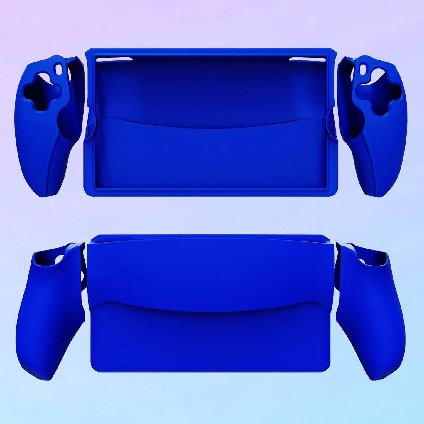 Silicone Cover Case for PS Portal, Soft and Comfortable Protective Case for PlayStation Portal Remote Player, Shockproof Anti-Scratch - Blue
